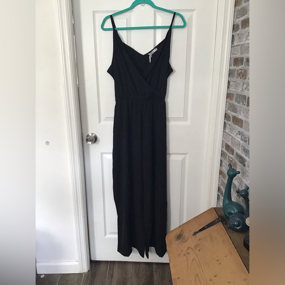 NWT! Chic Black Jumpsuit with Spaghetti Straps